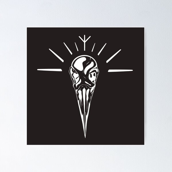 Item preview, White Crow Skull Graphic designed and sold by SophiaMina12.