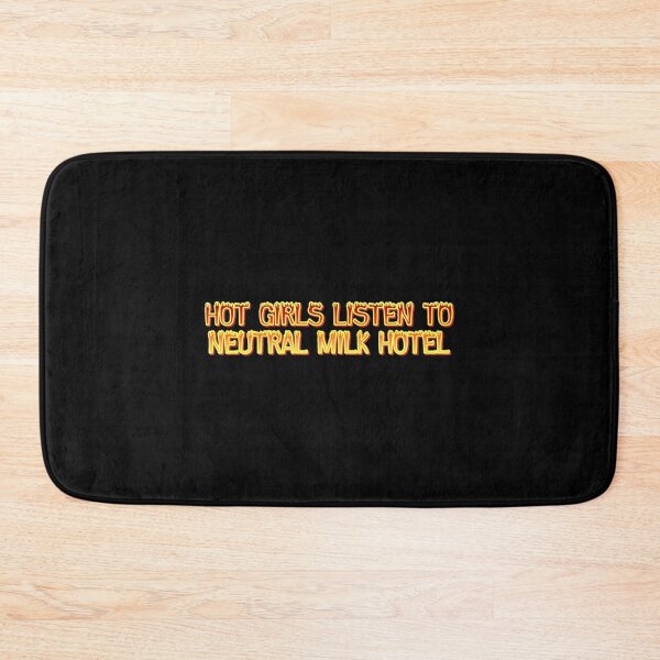 Item preview, HOT GIRLS LISTEN TO NEUTRAL MILK HOTEL 2000s Word Art   designed and sold by thomasTreshion8.