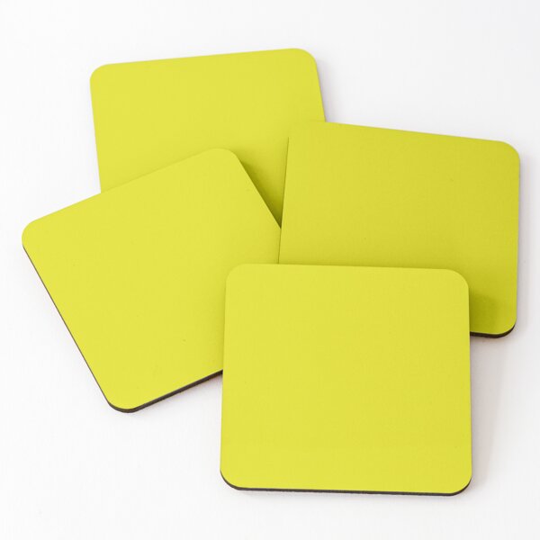 Item preview, Plain Solid Color Yellow Neon Yellow designed and sold by mimihuang creations.