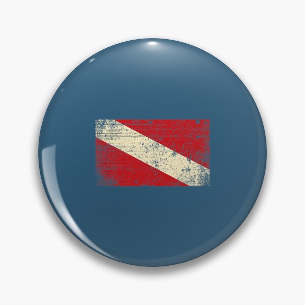 Item preview, Retro Vintage Scuba Diver Diver Down Flag Premium  designed and sold by UlTroidgh.