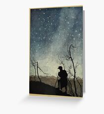 Comus Illustrated by Arthur Rackham 1921 0071 Stars Greeting Card