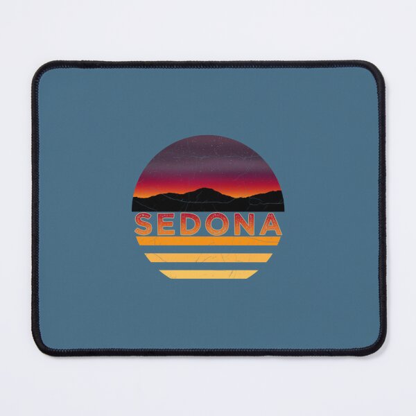 Artikelvorschau, Retro Vintager Sonnenuntergang Sedonas Arizona AZ entworfen und verkauft von UlTroidgh.