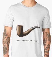 The Treachery of Images - Magritte Men's Premium T-Shirt