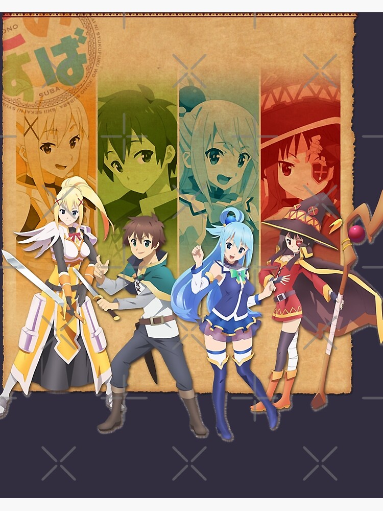 Funny Ni Shukufuku Wo Konosuba Aqua Art Board Print for Sale by  AntoniaLohmann