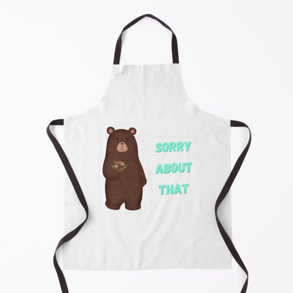 Item preview, Bear That Makes Apology Sticker designed and sold by PheroKita.