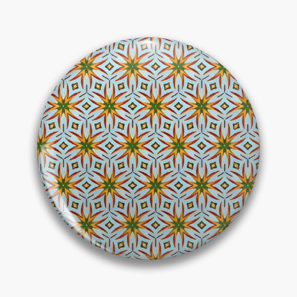 Item preview, Turquoise and Yellow Mosaic Pattern designed and sold by antevasinart.