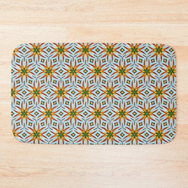 Item preview, Turquoise and Yellow Mosaic Pattern designed and sold by antevasinart.