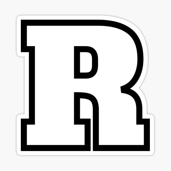 Pegatina «Alfabeto Letra R» de tmyb | Redbubble