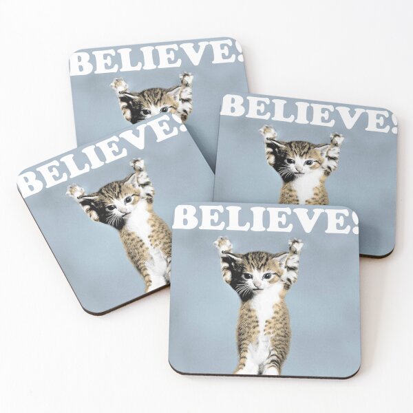 Item preview, Th Cat Believe Poster designed and sold by Roy-Blankenship.