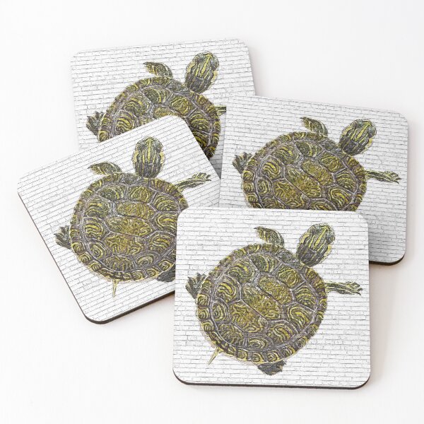 Item preview, Trachemys scripta, Red-eared slider Baby - Custom Pet Portrait Art Studio designed and sold by Custom Pet Portrait Art Studio.