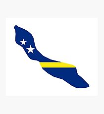 Flag of Curacao Photographic Print