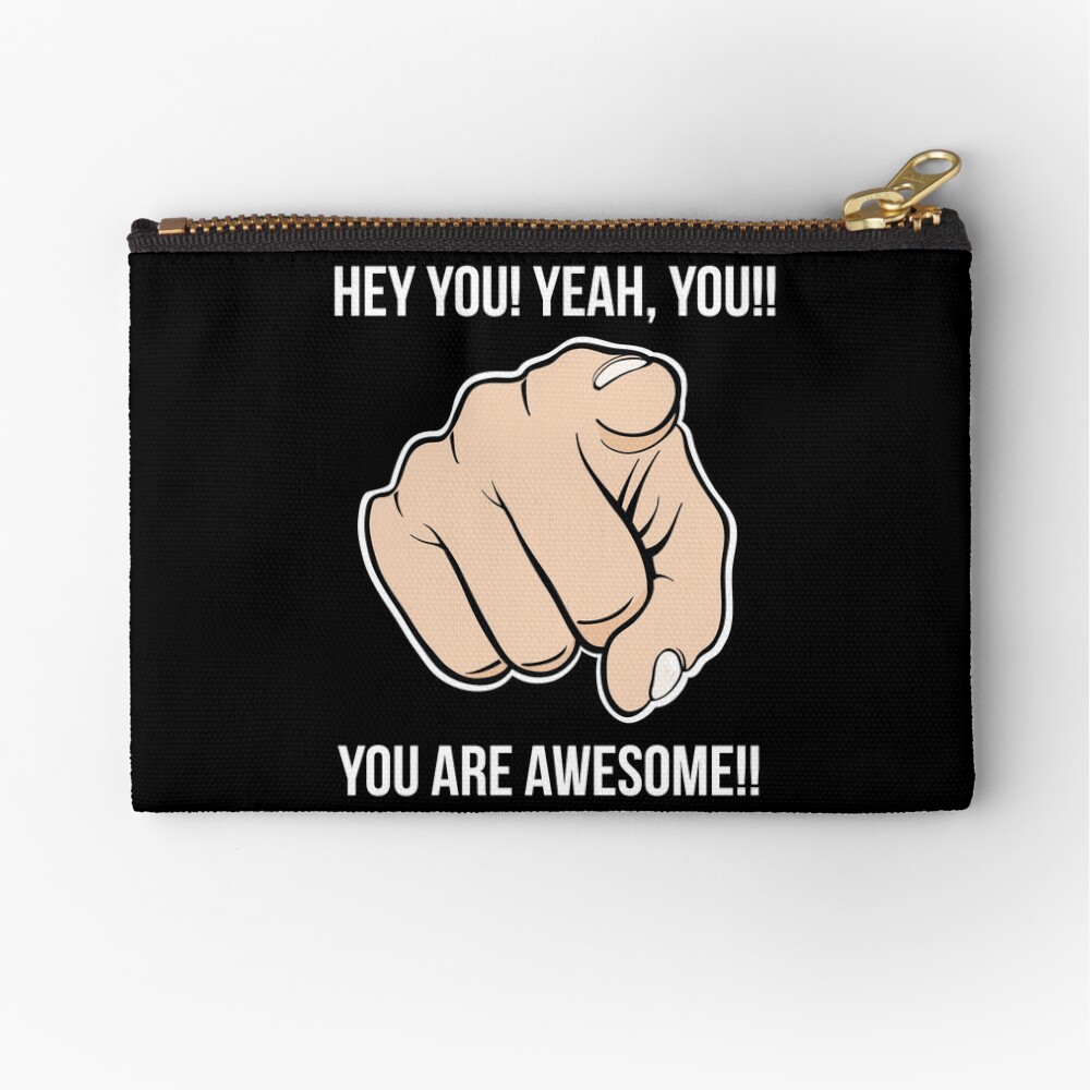Item preview, Zipper Pouch designed and sold by quotesutra.