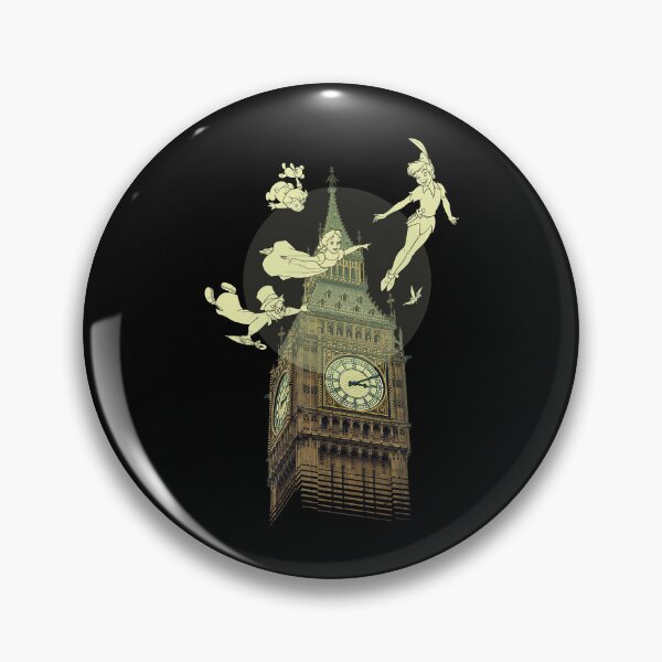 Item preview, Disney Peter Pan The Darlings Flying By Clock Tower designed and sold by DungMikenco.