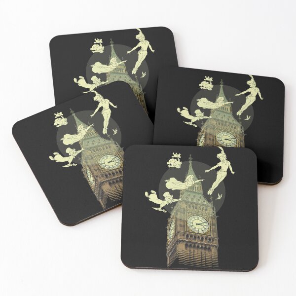 Item preview, Disney Peter Pan The Darlings Flying By Clock Tower designed and sold by DungMikenco.