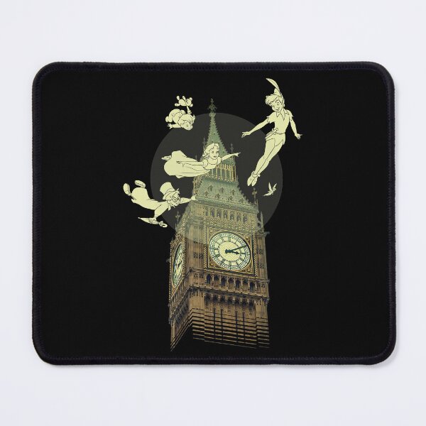 Item preview, Disney Peter Pan The Darlings Flying By Clock Tower designed and sold by DungMikenco.