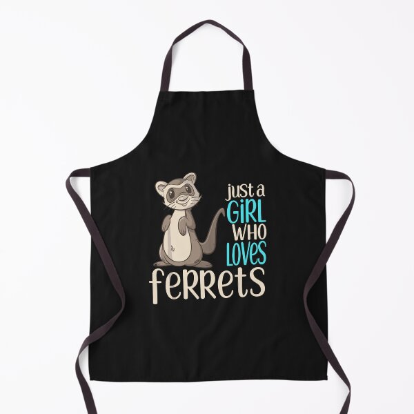 Item preview, just a girl who loves ferrets designed and sold by MaryMaster.