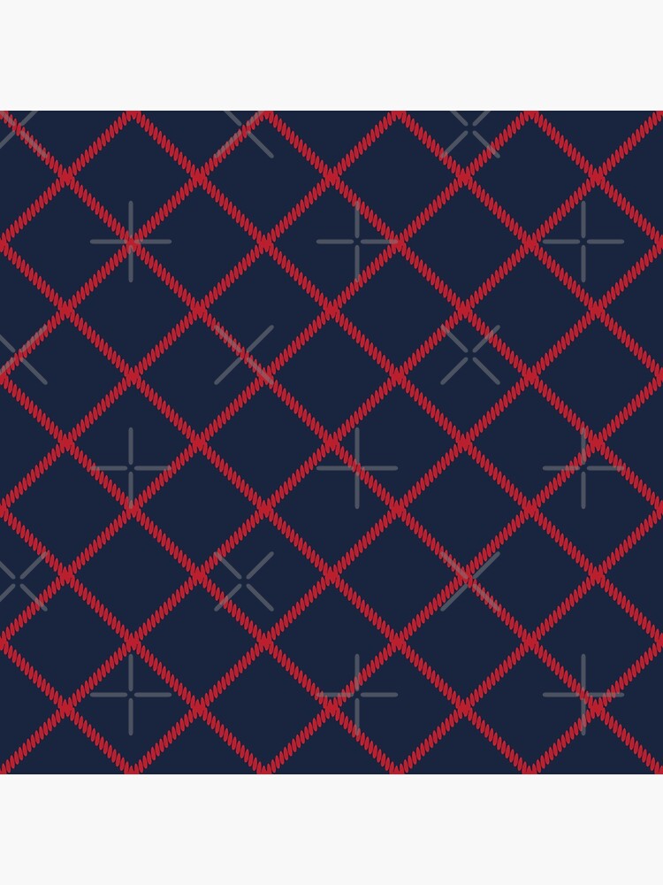 "red and blue box patterns " Poster for Sale by Magicprintworld | Redbubble