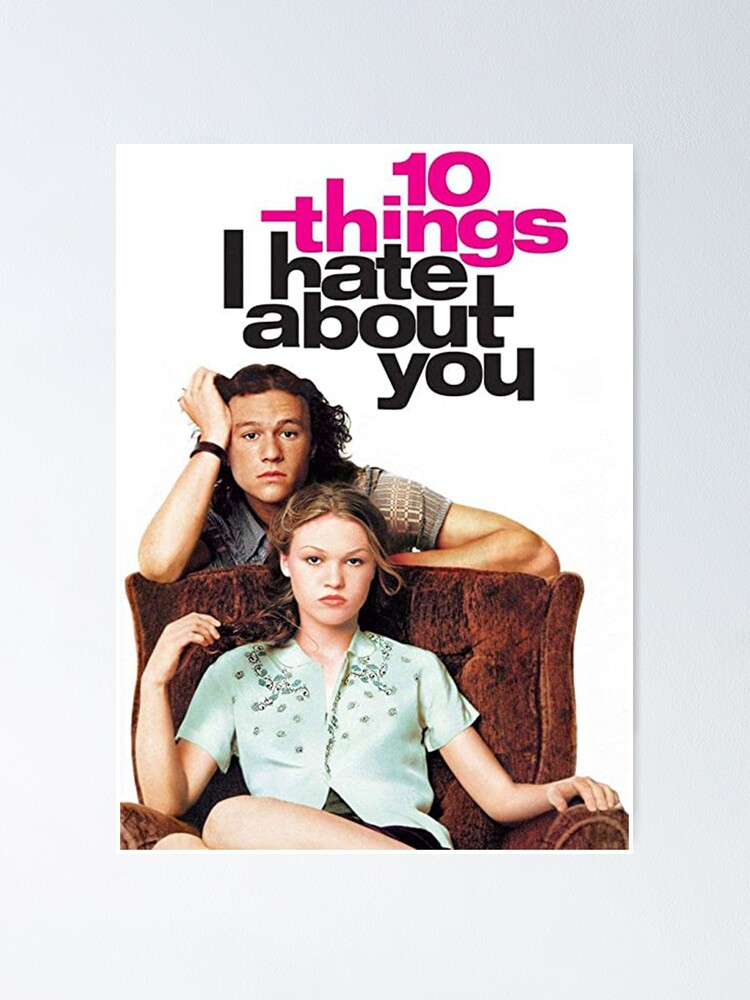 10 Things I Hate About You 90s movie Poster | Poster