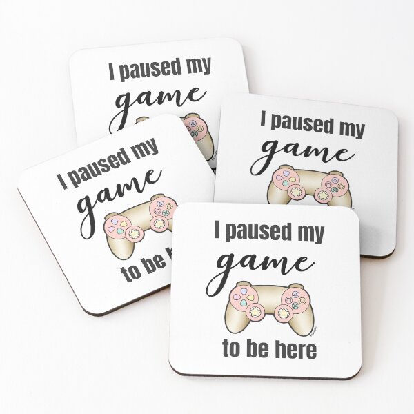 Item preview, I paused my game to be home designed and sold by Alice Monber’s Illustration.