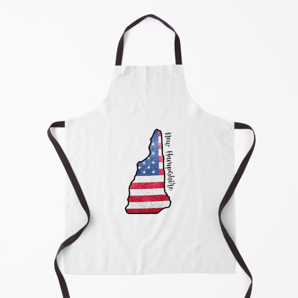 Item preview, New Hampshire State Outline with Patriotic USA American Flag designed and sold by Gsallicat.