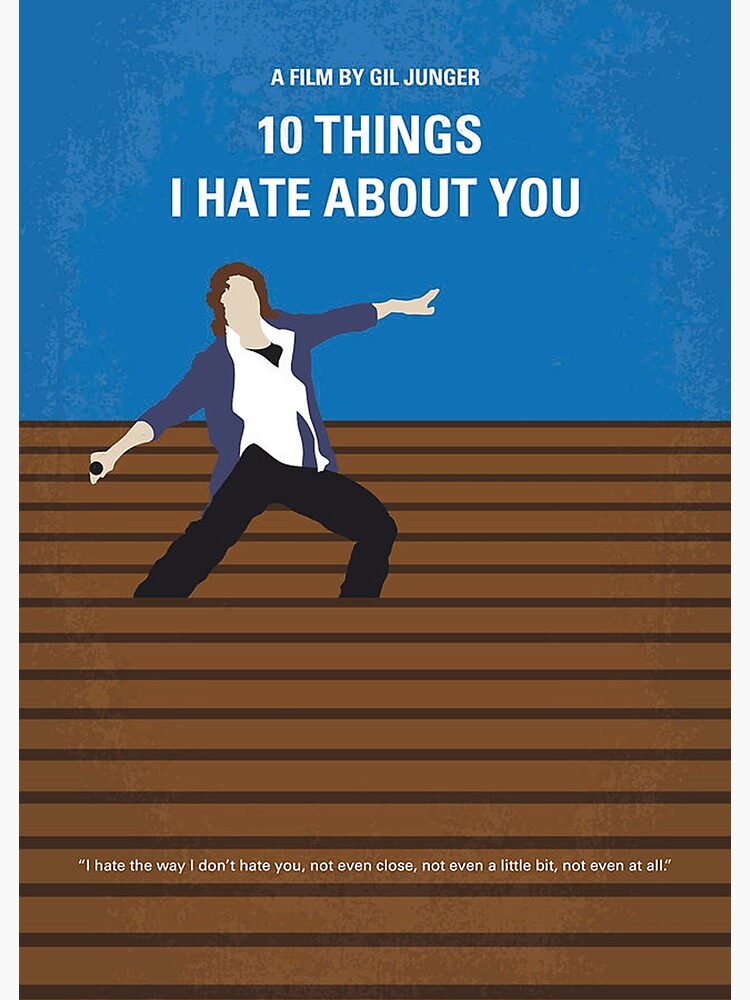 10 Things I Hate About You 90s movie Poster Poster for Sale by tryohall