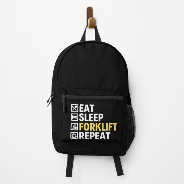 Item preview,  Eat Sleep Forklift Repeat | Funny Forklifts Memes  designed and sold by chetan786.