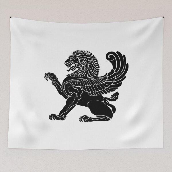 Item preview, Persian Winged Lion designed and sold by ArtEntwined.