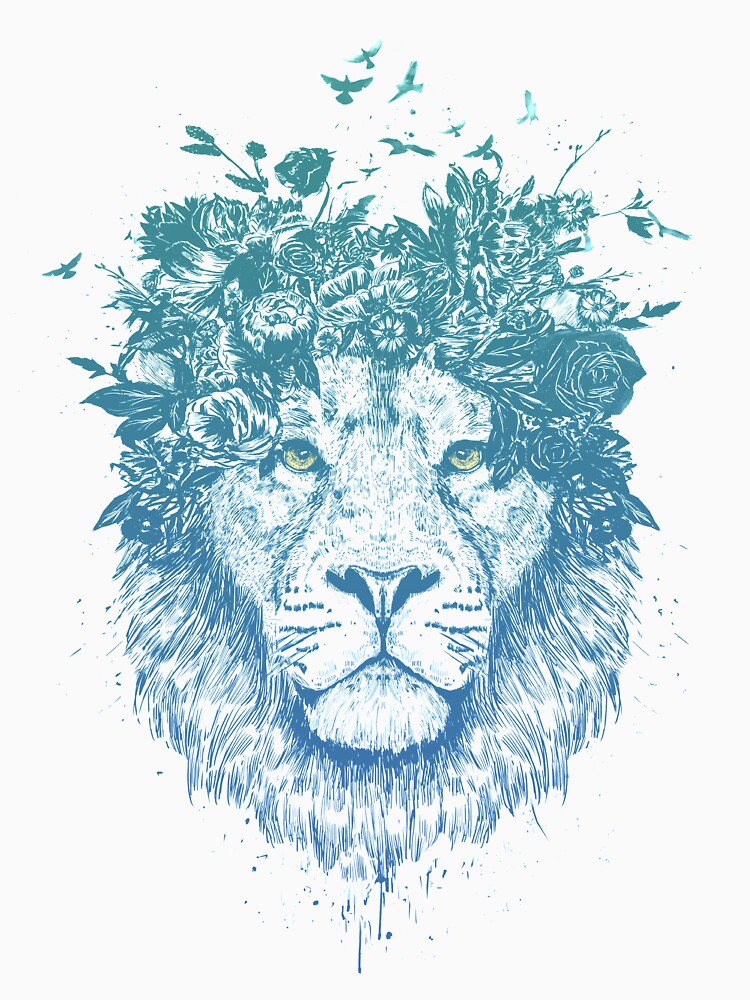 Floral lion by soltib