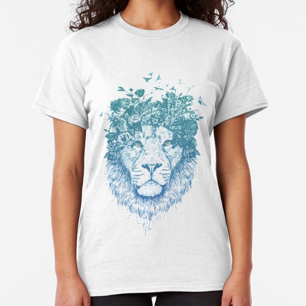 Floral lion Classic T-Shirt
