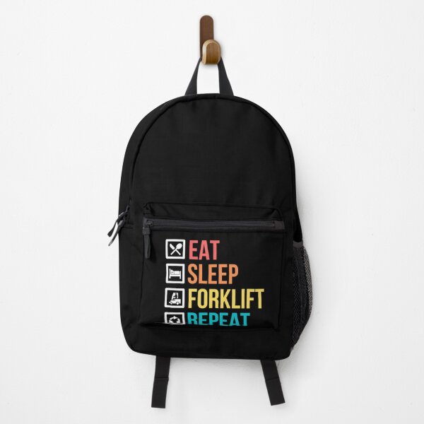 Item preview, Eat Sleep Forklift Repeat | Funny Forklifts Memes  designed and sold by chetan786.