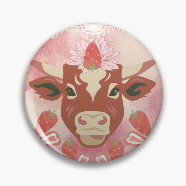 Item preview, Strawberry Cow designed and sold by SamCatArt.