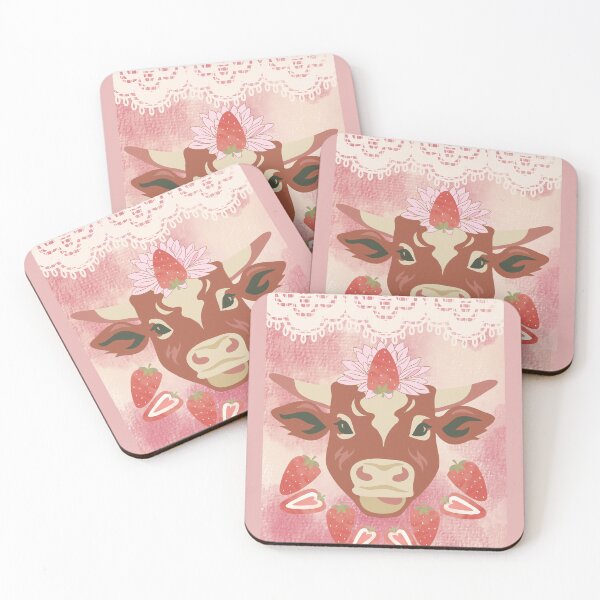 Item preview, Strawberry Cow designed and sold by SamCatArt.