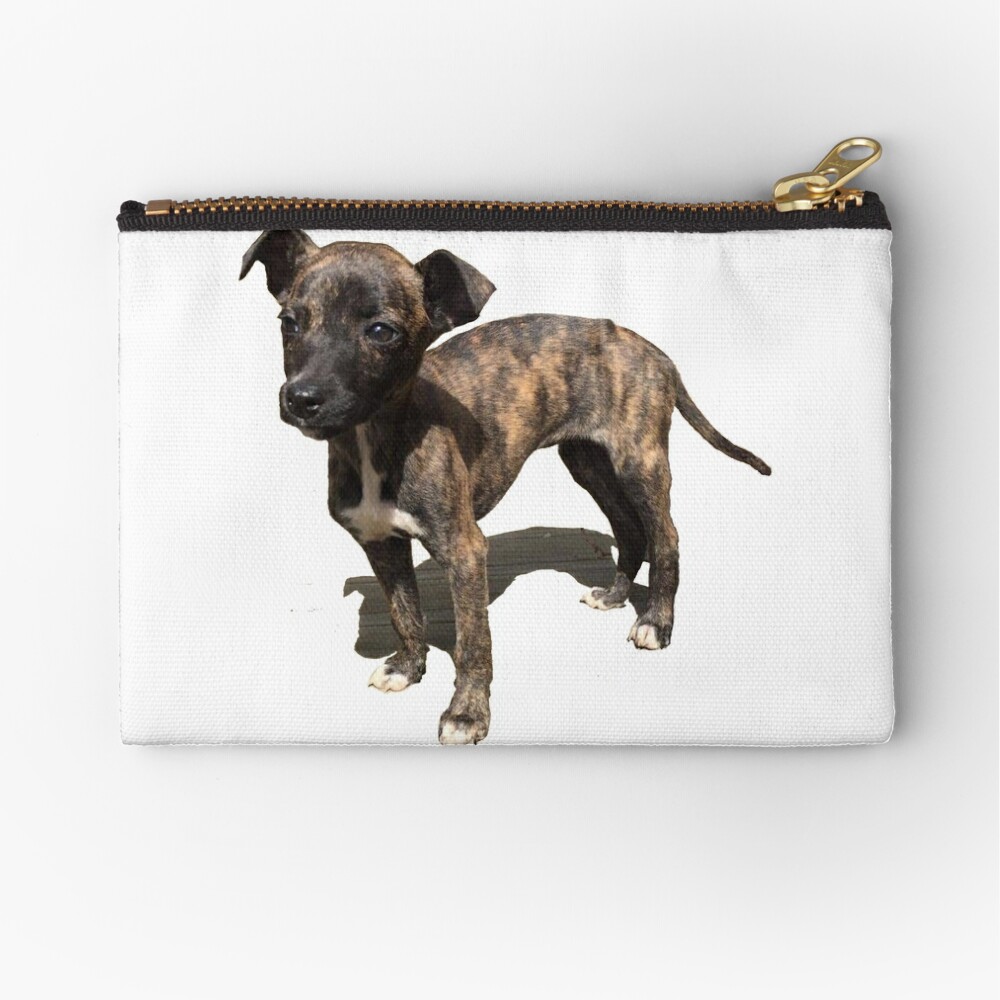 Whippet Puppy Zipper Pouch By Shikaridesigns Redbubble