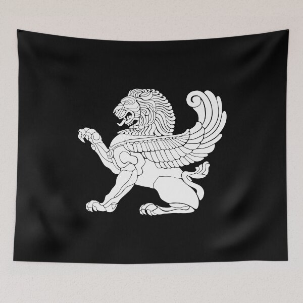 Item preview, Persian Winged Lion designed and sold by ArtEntwined.