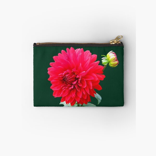 Item preview, FLORA #17 - Red Dahila Flower and Bud designed and sold by DEL-Productions.