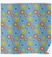 Abstract flower Poster