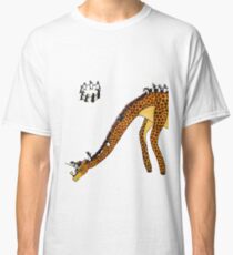 Giraffe Slide Penguins Playing Classic T-Shirt