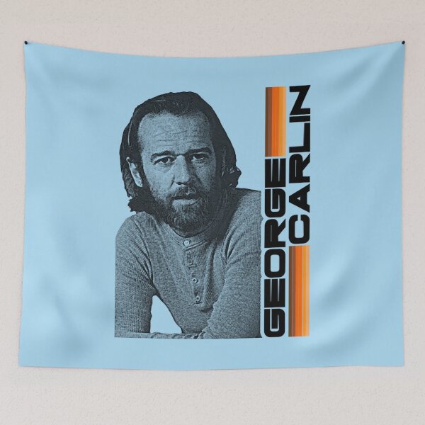 Item preview, George Carlin  Retro Comedy FanArt Tribute    designed and sold by waylovelife.