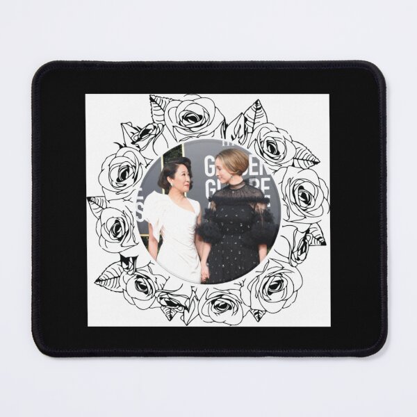 Item preview, Sandra Oh And Jodie Comer Rose Wreath Print Pullover Hoodie designed and sold by donniejeanjr6.