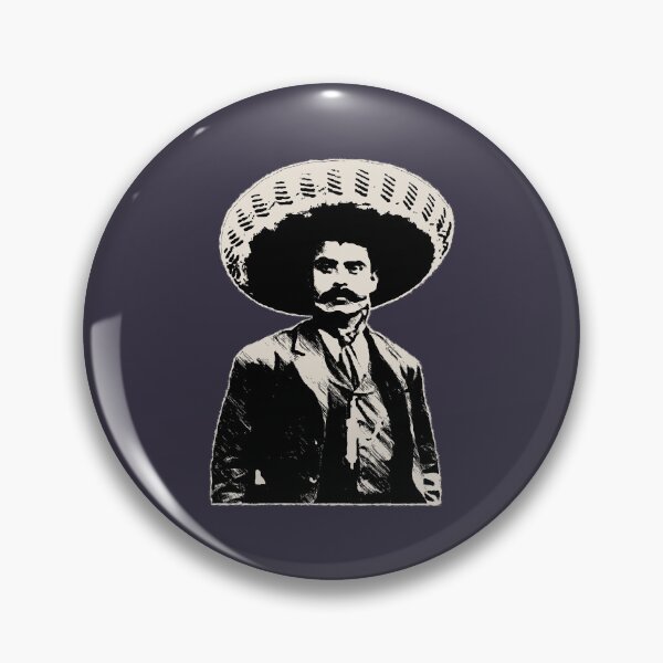 Item preview, Gift For Men Emiliano Zapata bichrome black  creme-white designed and sold by IlseWestphal.
