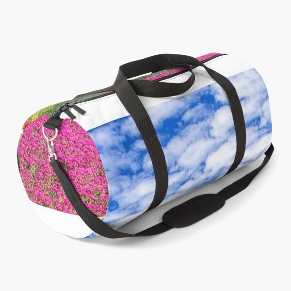 Item preview, FLORA #18 - Multicolored Field of Flowers Under Blue Sky designed and sold by DEL-Productions.