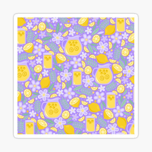 Item preview, Lavender Lemonade Floral designed and sold by robyriker.