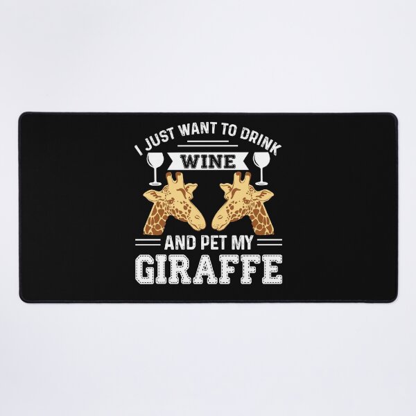 Artikel-Vorschau von Ich möchte nur Wein trinken und meine Giraffe streicheln, designt und verkauft von UnknownArtistt.