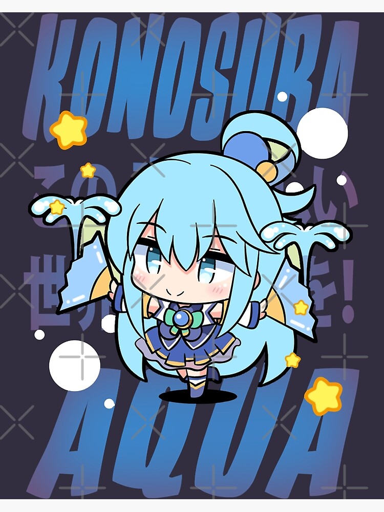 Mens Best Manga Konosuba Aqua | Art Board Print