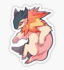 lava plume Sticker