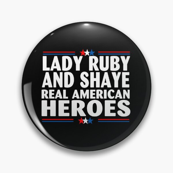 Item preview, Lady Ruby And Shaye Real American Heroes US Flag designed and sold by adolfonewell04.