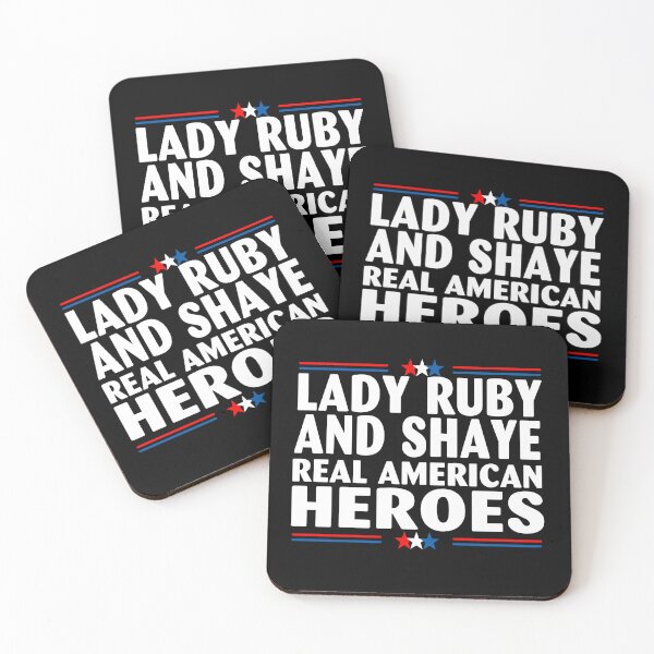 Item preview, Lady Ruby And Shaye Real American Heroes US Flag designed and sold by adolfonewell04.