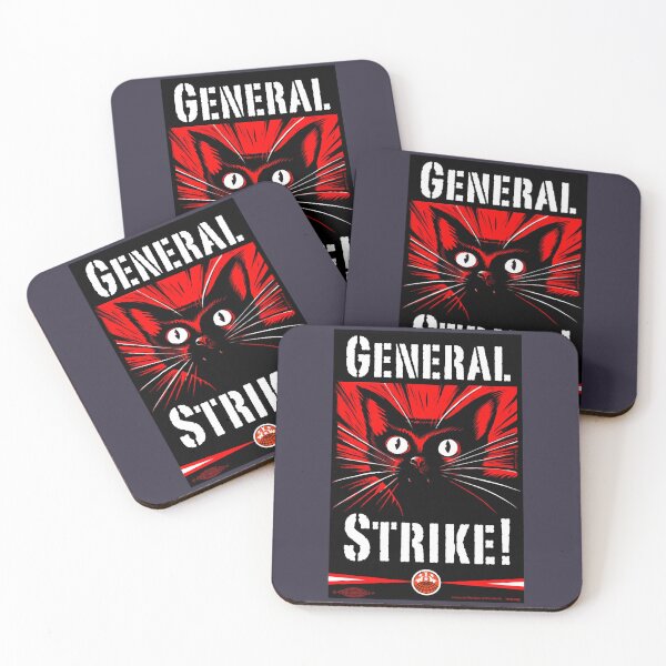 Item preview, Gifts For Men IWW General Strike Sabocat designed and sold by IlseWestphal.