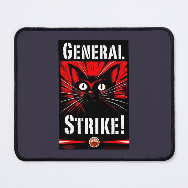 Item preview, Gifts For Men IWW General Strike Sabocat designed and sold by IlseWestphal.