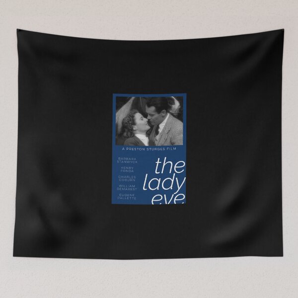 Item preview, The Lady Eve 1930's Movie Poster Digital Art Classic T-Shirt designed and sold by donnielnah.